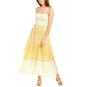 Ash & Eden Stuti Smocked Maxi Dress - Multi Floral Patchwork Tiered